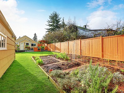 A Decorative Garden Fencing Installation